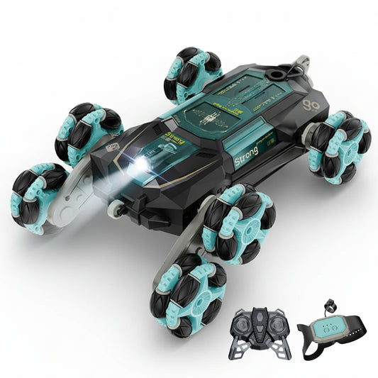 Auto a control remoto escalador KRAKEN WHEELS + control por pulsera de gestos