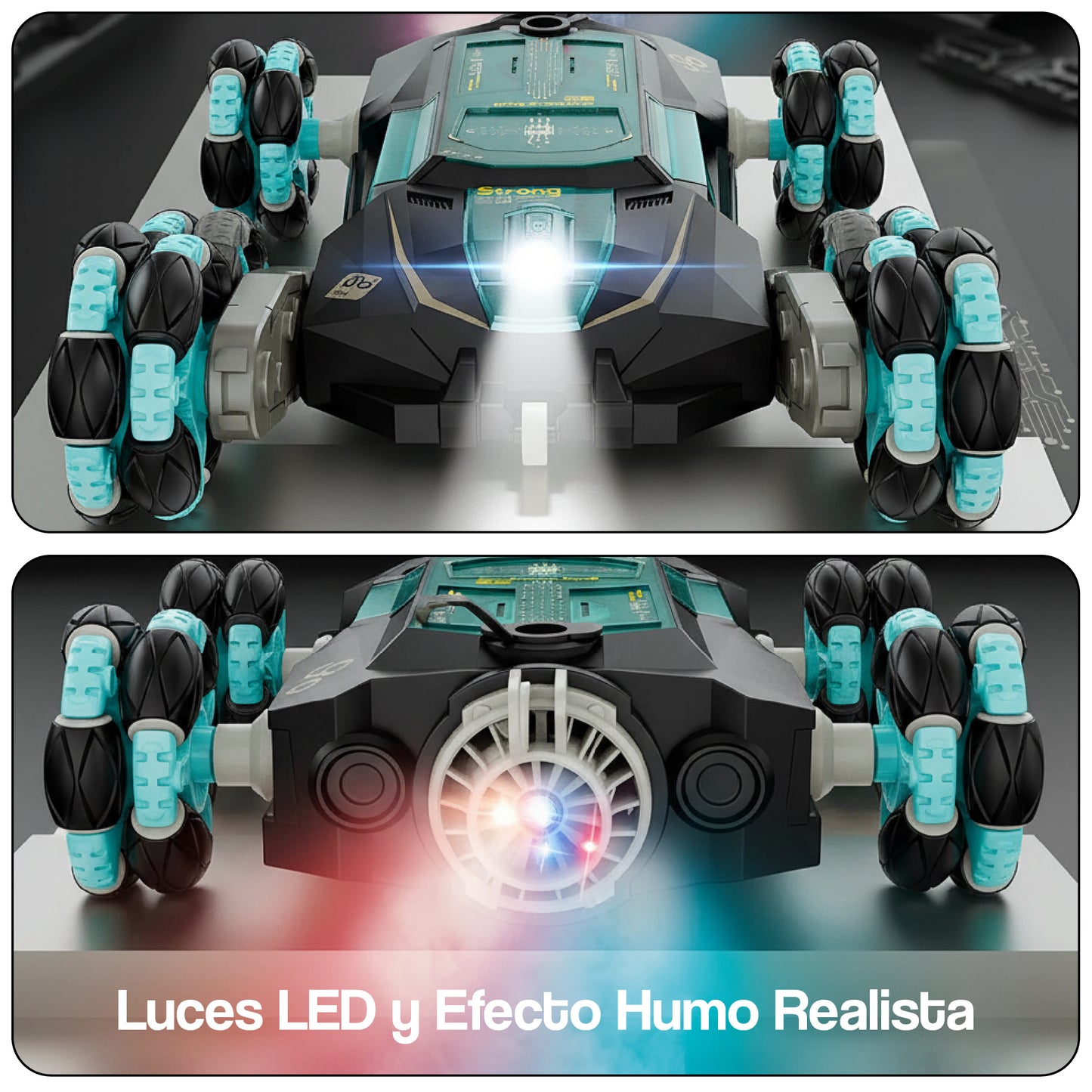 Auto a control remoto escalador KRAKEN WHEELS + control por pulsera de gestos