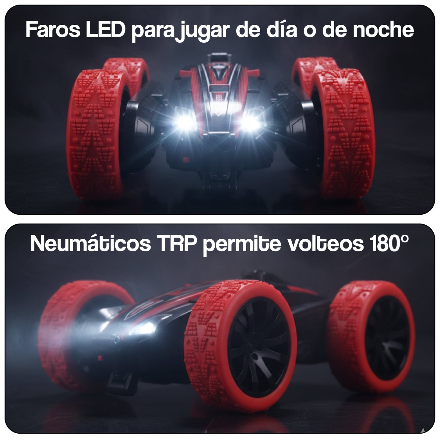 Auto a control remoto MONSTER WHEELS + control por pulsera de gestos