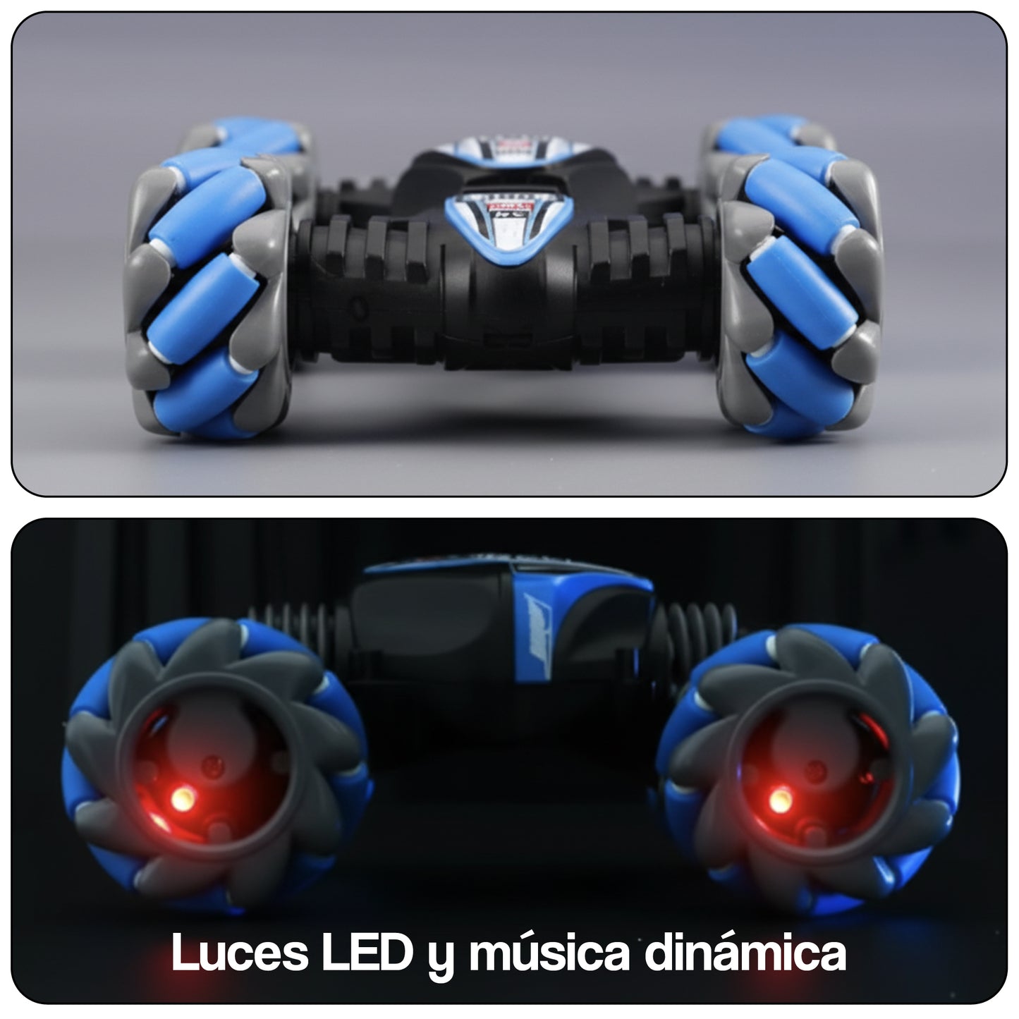 Auto a control remoto acrobático TWISTER WHEELS + control pulsera de gestos