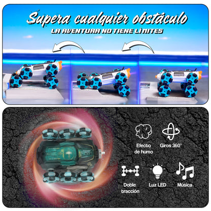 Auto a control remoto escalador KRAKEN WHEELS + control por pulsera de gestos