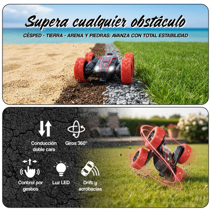 Auto a control remoto MONSTER WHEELS + control por pulsera de gestos